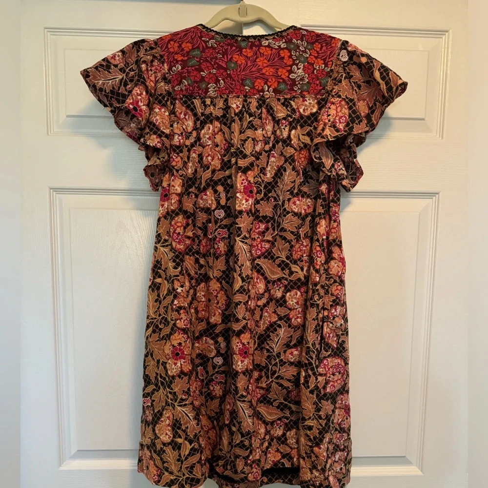 Anthropologie NWOT Floral Print Tunic Dress medium